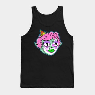 Beautiful Reptilian Clown Tank Top